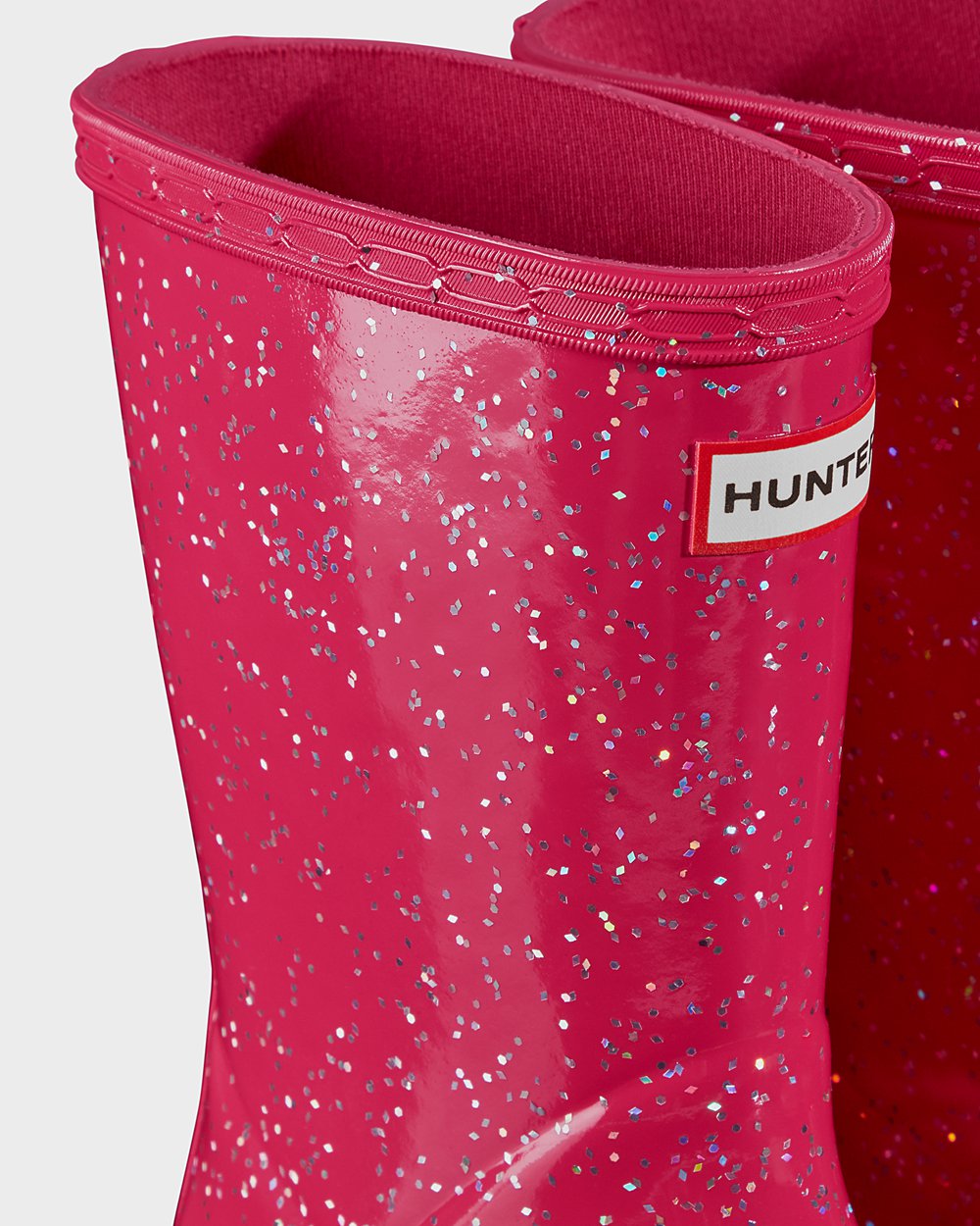 Galochas Hunter Criança Rosa - Original First Giant Glitter - 52MHCXNUG